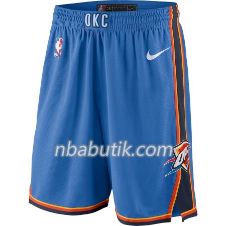 Oklahoma City Thunder Mænd Shorts Blå 2018-19 Nike Swingman